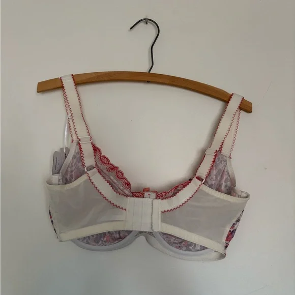 Panache Red and Purple Floral Bra - Picture 2 of 3